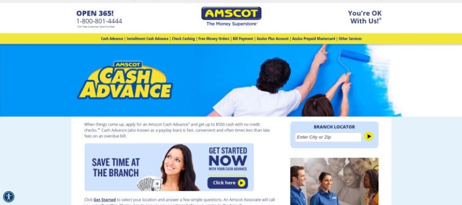 Amscot loans deals