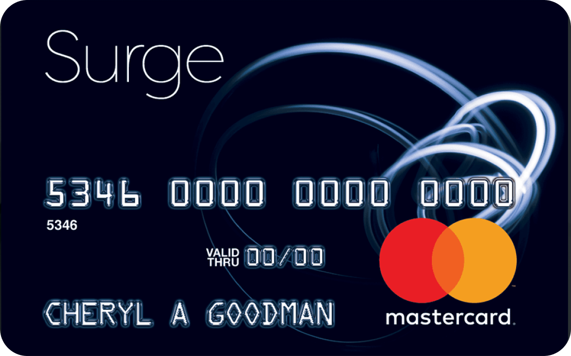 Surge MasterCard® Credit Card