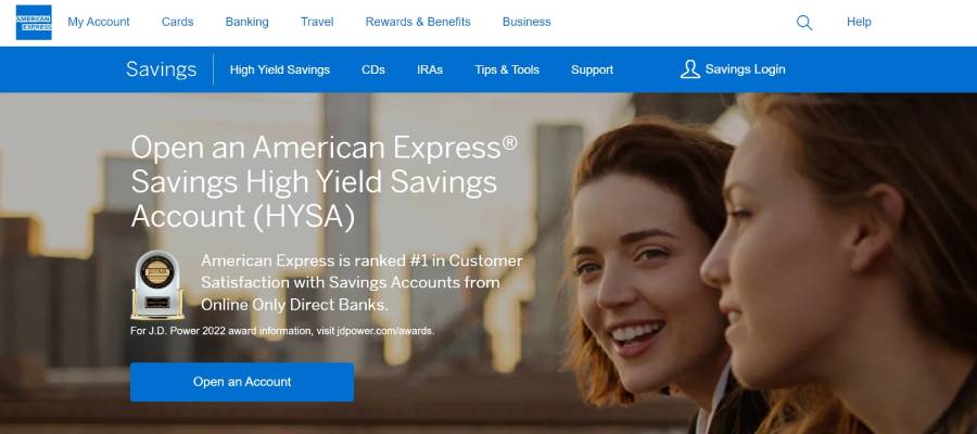 American Express High Yield Savings Account