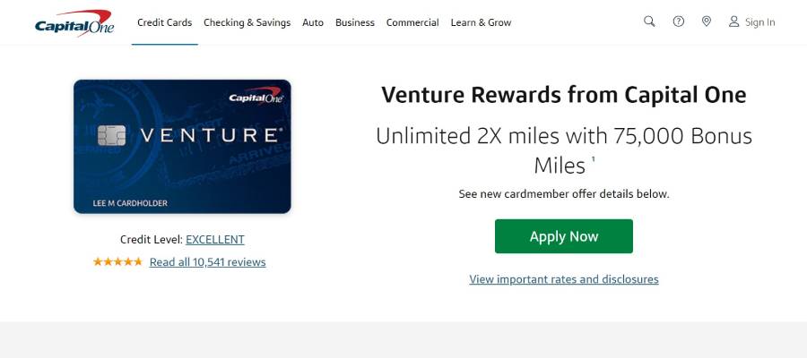 Capital One Venture Rewards Credit Card