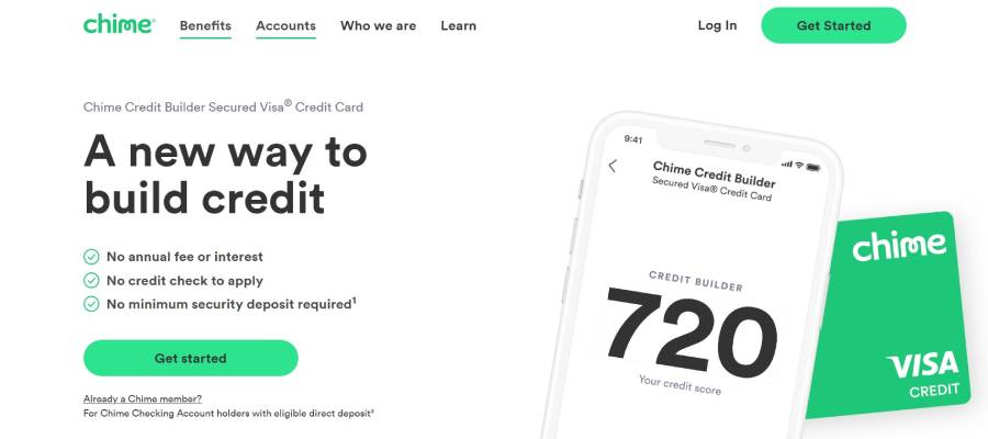 Chime Credit Builder Visa Credit Card