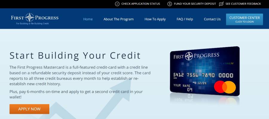 First Progress Secured Credit Card