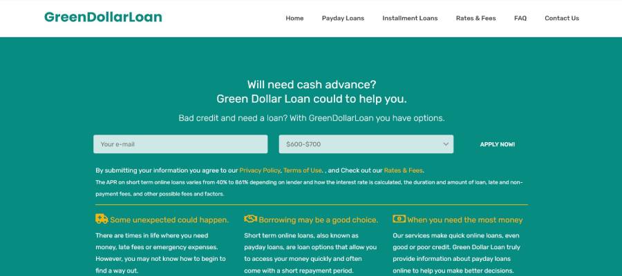 Green Dollar Loan