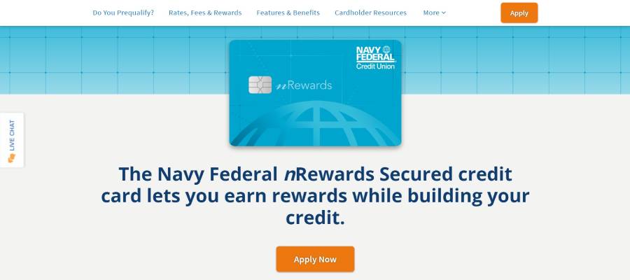 Navy FCU nRewards Secured Credit Card
